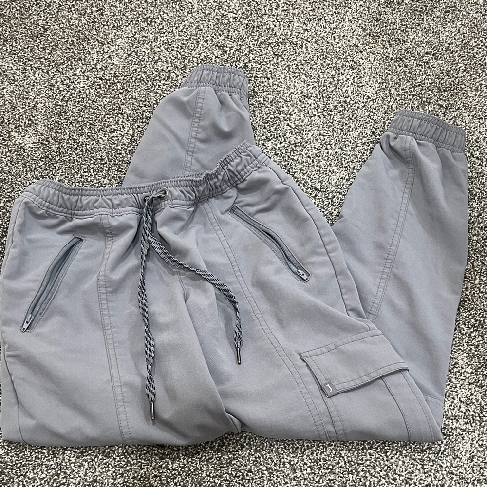 Jaanuu Light Gray Jogger Scrub pants